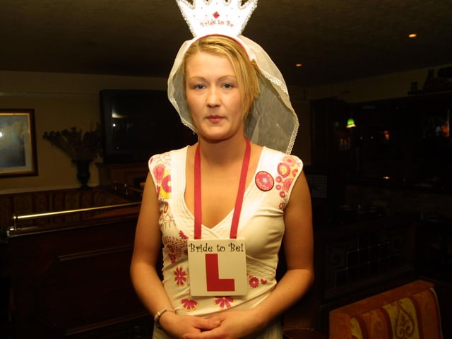 Joanne McElwee's hen party in Argyle Arms