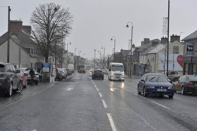 Dungiven's Main Street. DER0518GS043