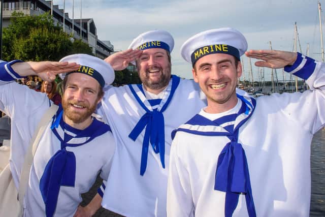 The Foyle Maritime Festival reaches its climax this weekend as over 150,000 people are expected to visit Derry-Londonderry before the departure of the Clipper Road the World Yacht Race on Sunday as they complete their global race. Picture Martin McKeown. 22.07.22