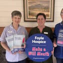 Mary, Annmarie and Claire from the Foyle Hospice.