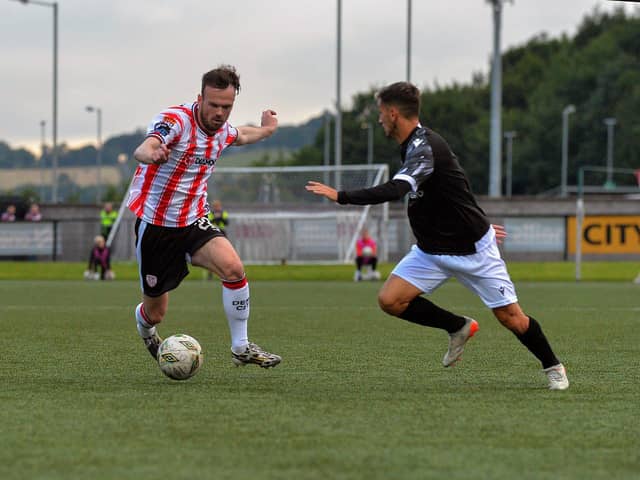 Cameron Dummigan was man of the match against Shelbourne but he might be redeployed at right back for the visit of Dundalk.
