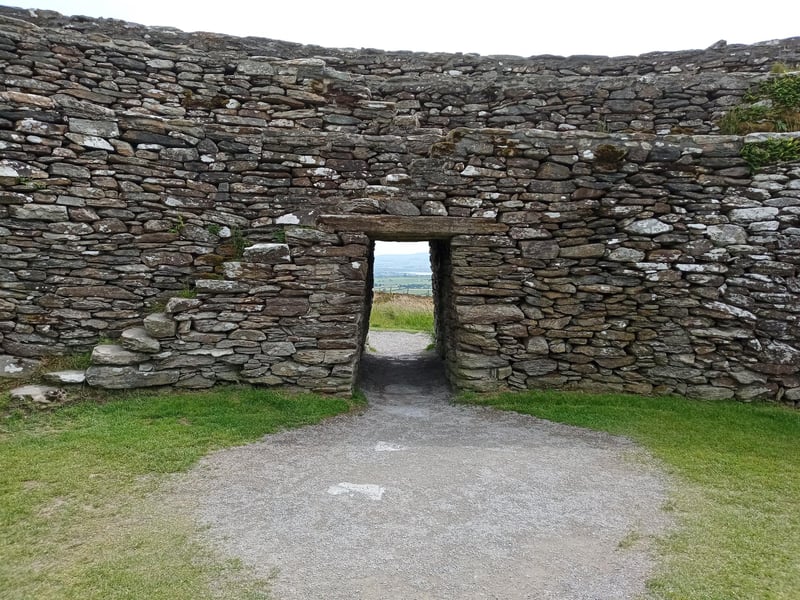 Rían coming in in fourth place is the first Irish name to make the top ten. It is a name of ancient Irish origin and is generally believed to be connected to the old Irish word 'rí' meaning 'king', although it may also be connected with water ways. Pictured is the ancient Grianán of Aileach hill fort in Donegal.