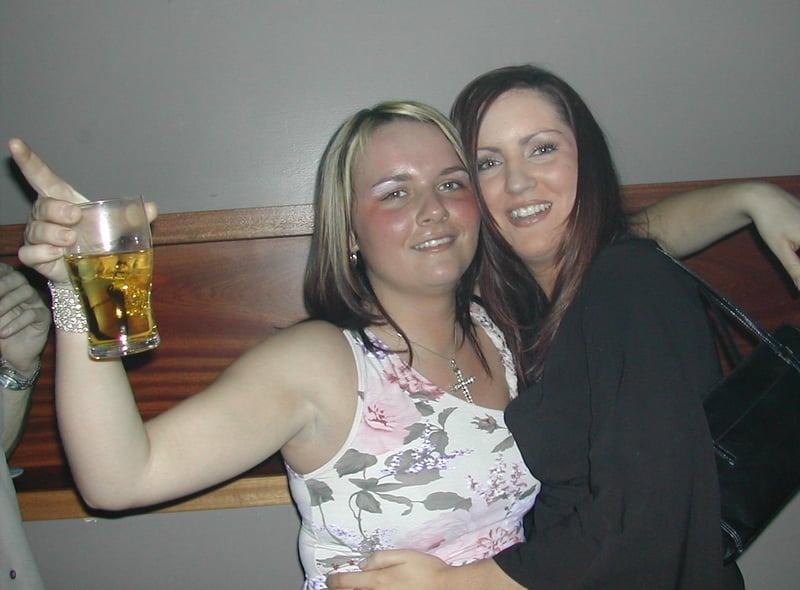 A night out at Sugar nightclub in Derry 2003.