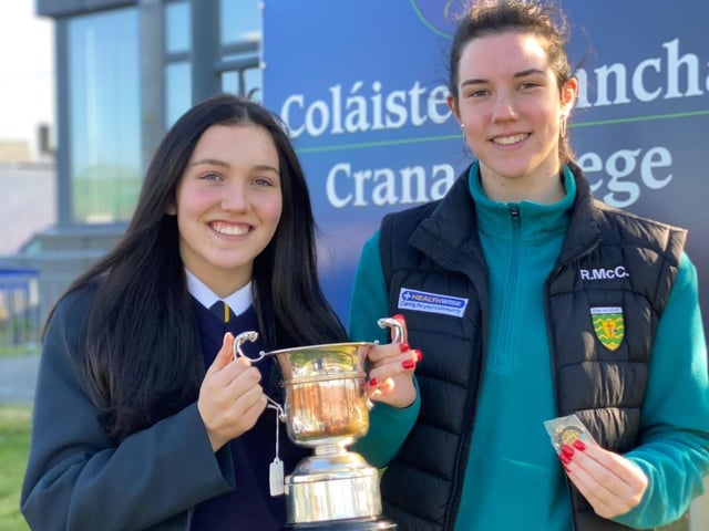 Sisters Clíona and Rhíana McColgan winners of the Small Traditional Ensemble over 15. Clíona was 3rd place in her solo competition and Rhíana was the winner of the Over 15 Other Instruments competition.