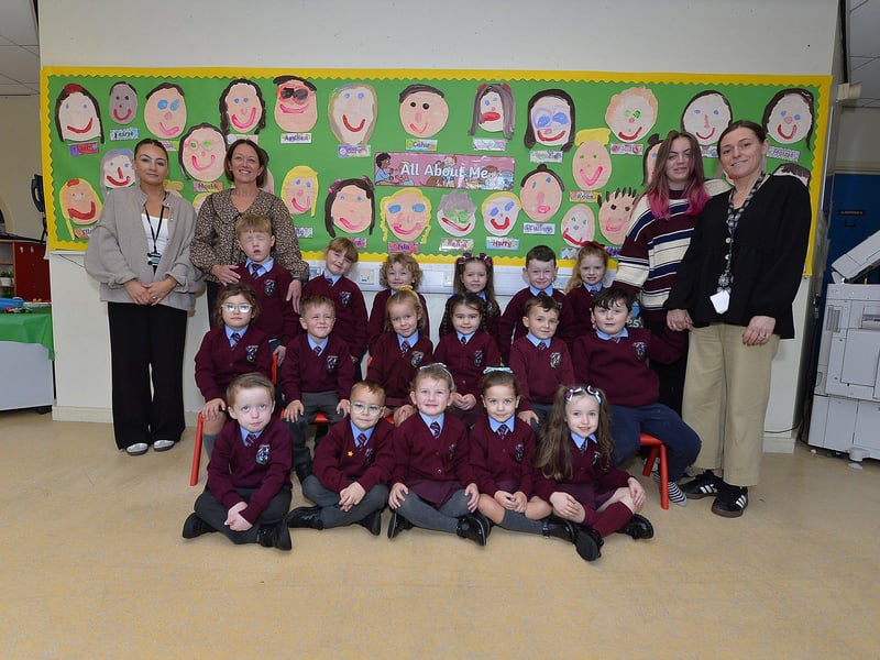 Mrs B Doherty's P1 class at St John’s Primary School.
