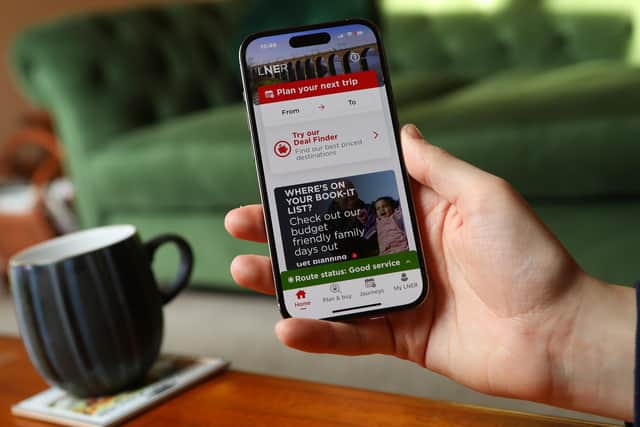 LNER Deal Finder is the latest enhancement to the LNER mobile app (photo: Simon Williams)