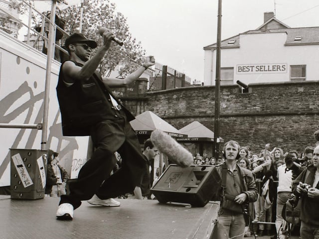 Shaggy performing in Derry in July 1993.