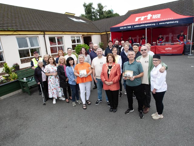 The Mayor Patricia Logue pictured at the Féile 23 Annual Barbecue at the House on the Wells on Friday afternoon last. (Photos: Jim McCafferty Photography)