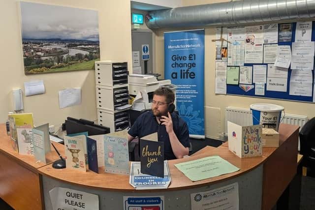 Chris Kerr, manager of Men's Action Network (MAN), which is based in Derry.