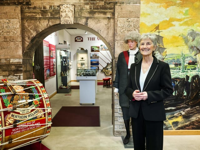 President Connolly at the Siege Museum and exhibition.   Pic Tony Maxwell / Maxwells