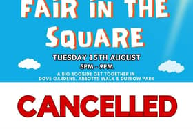 Féile's Fair in the Square has been cancelled.