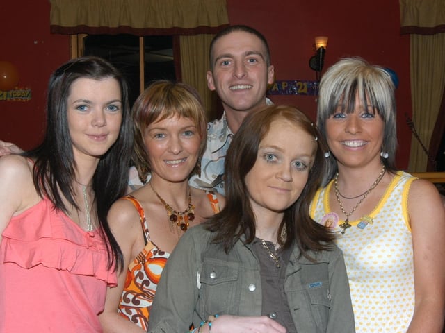 Louise Collins' birthday celebrations 20 years ago.