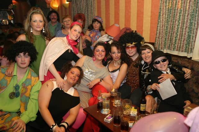 Party celebrations back in 2004: Marlene Patterson.