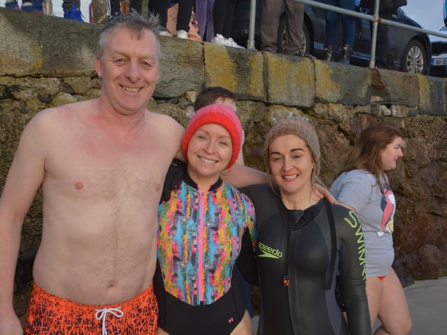 Malin Head Community Christmas Day Swim at Portmor Beach.