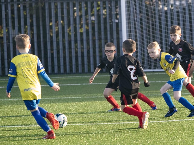 Action from Saturday's 2015s Sean O'Kane Memorial Cup between Sion Swifts and Newell Academy at St. Joseph's Boys School.