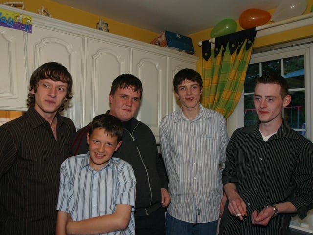 Parties and celebrations back in 2004: Gareth Devlin.