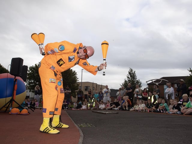 Jitterbug Jackson in full swing at Brandywell Park on Thursday night as part of Feile 25's The Greatest Show. (Photos: Jim McCafferty Photography) : .