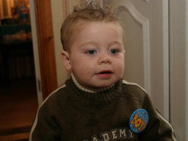 Parties and celebrations in September 2004: Ronan Armstrong.