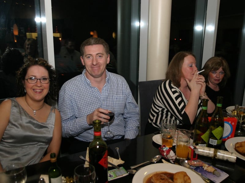 Christmas parties in Derry in December 2003.