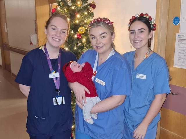 Baby Doherty born at 10.35am in Altnagelvin Hospital weighing 7lb 8oz.