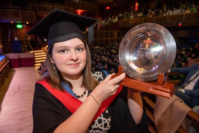 The Freddie Clifford Award for HND Art & Design (Arts Practice) went to Chloe Caldwell at NWRC’s Higher Education Graduation Ceremony. 


