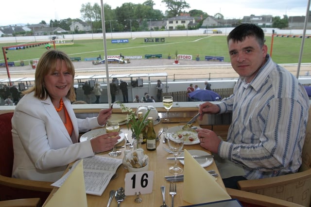 A day at the races, back in 2004.