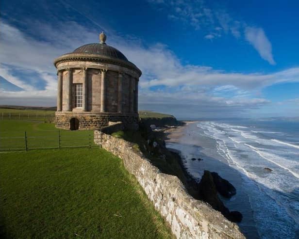 The accident occurred near Mussenden Temple.