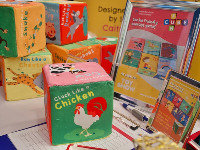 Cube Fun, designed by Caitrin Kincaid, at the Derry Business Collective’s Christmas Market in St. Columb’s Hall, on Sunday December 3.