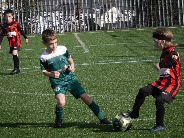 Action from Saturday's 2017s Sean O'Kane Memorial Cup between Foyle Harps and Phoenix Athletic at St. Joseph's Boys School.