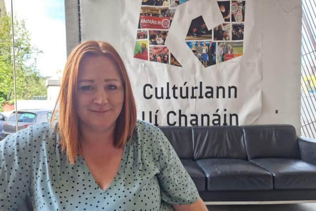 Education Co-ordinator in Cultúrlann Uí Chanáin Carol McNamara.