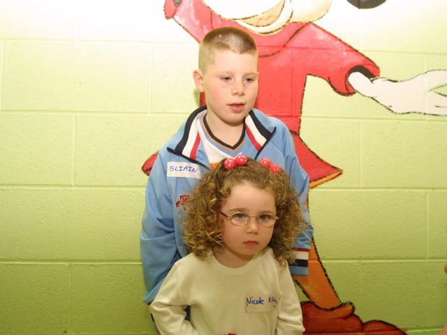 Nicole Taylor with her brother Blain.
