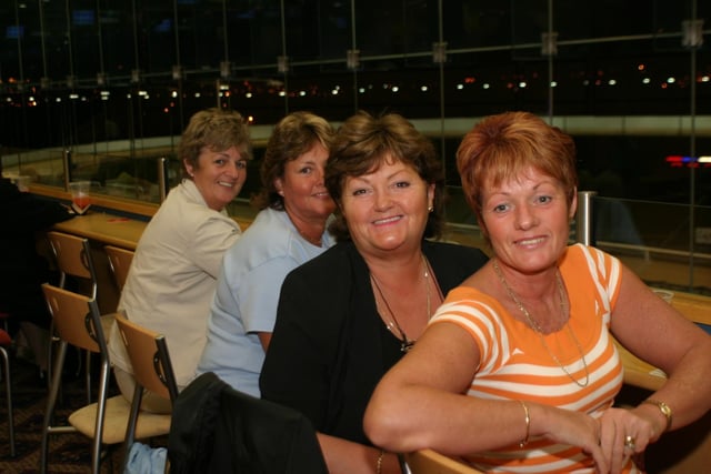 Late night at the Lifford races with friends and family.