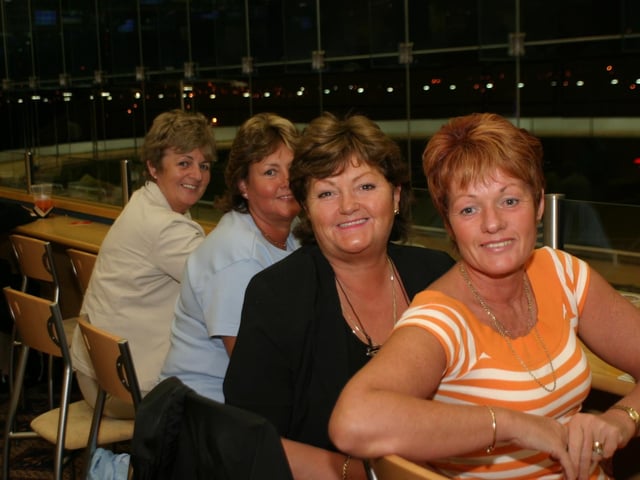 Late night at the Lifford races with friends and family.