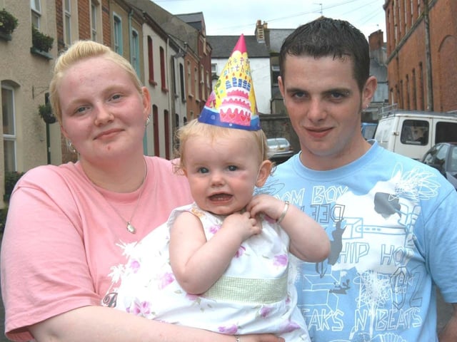 Parties and celebrations in Derry back in July 2005: Leah McGavigan.