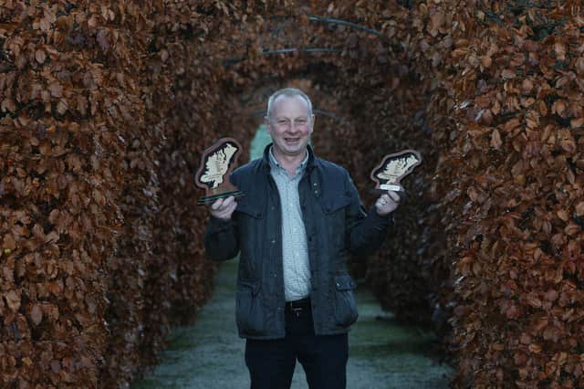 Neil Crossan, Living Green, winner of the overall award at the Donegal Enterprise Awards 2023. PIcture: Declan Doherty. Living Green will go forward now to represent Donegal in the National Enterprise Awards.