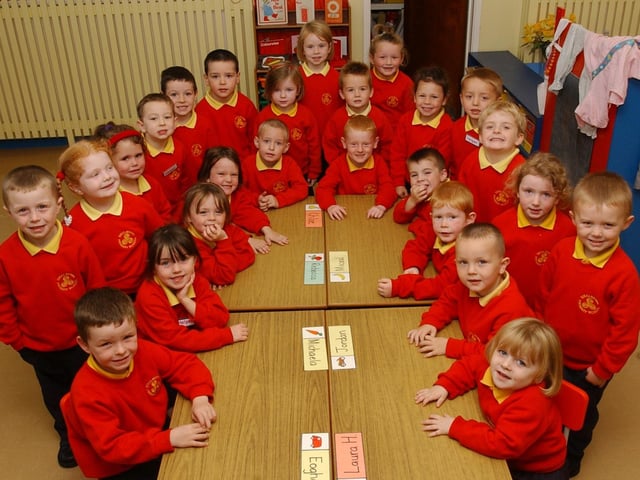 Steelstown Primary School. (2309C27):20 years on: Young people across Derry and Donegal starting school in September 2003