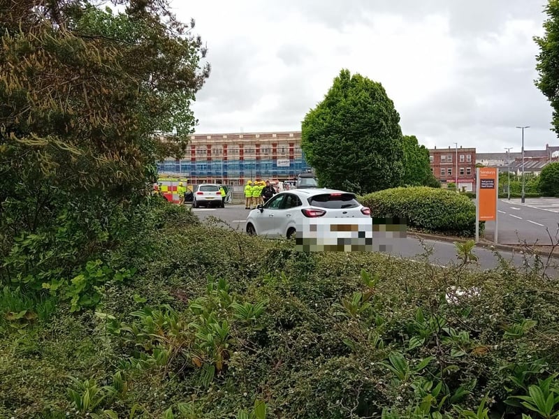 Firefighters were called to reports of a 2 vehicle road traffic collision on Thursday.