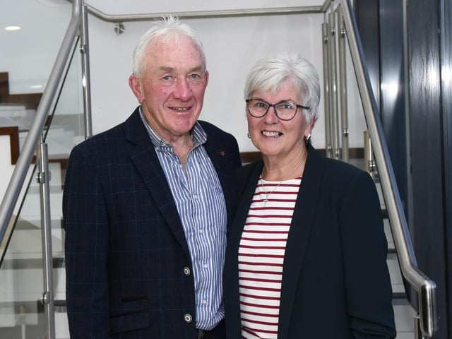 Jim and Marie Mullan at the 1975/76 reunion on Friday. (Photos-Kerrie Quinn, nwpresspics)