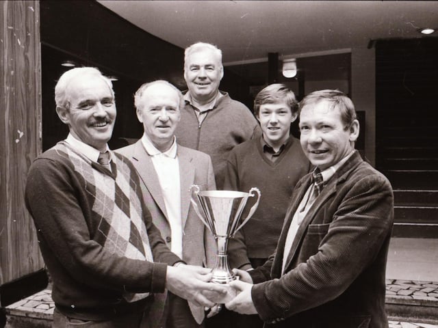 St Eugene's bowling club Cathedral Trophy.