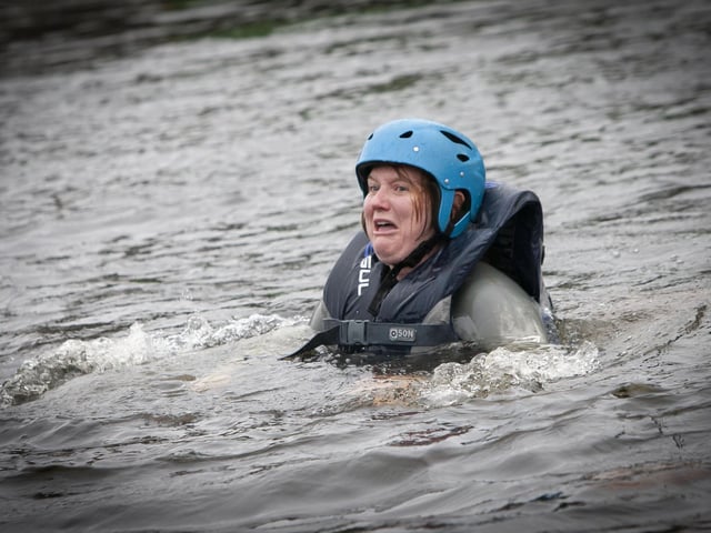 One of the brave participants.