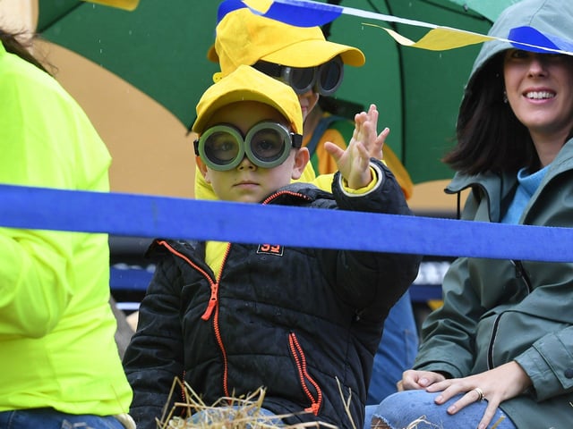 Participant pictured in the Clonmany Festival Parade on Sunday afternoon. Photo: George Sweeney