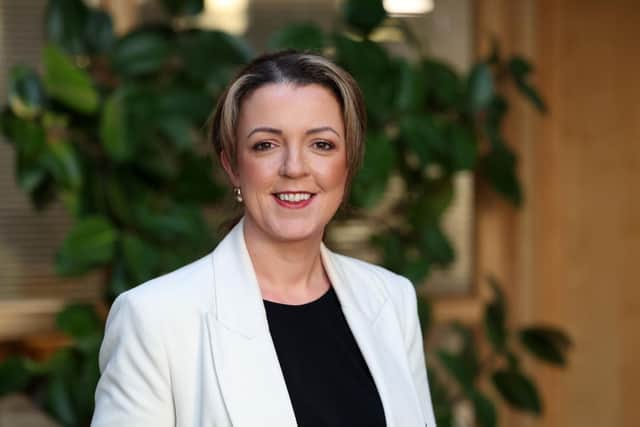 Transport Minister Liz Kimmins
