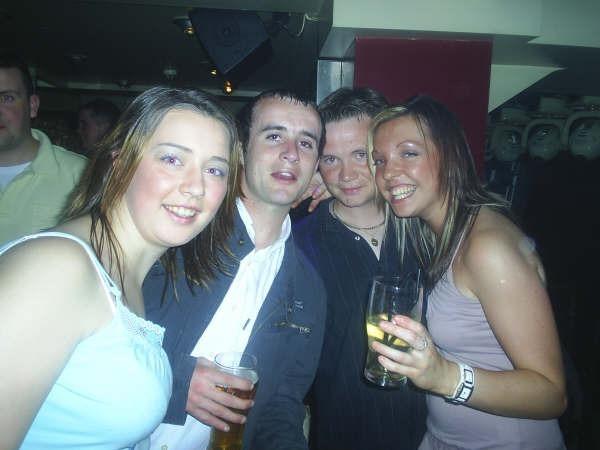Locals having a good time at Derry's nightlife spots back in July 2005.