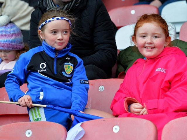 Fans at Celtic Park for the on Sunday afternoon. Photo: George Sweeney