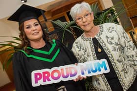 Mary Shiels pictured with her mum Mary Shiels at NWRC's Higher Education and Access Graduation ceremony at the Millennium Forum. (Pic Martin McKeown)