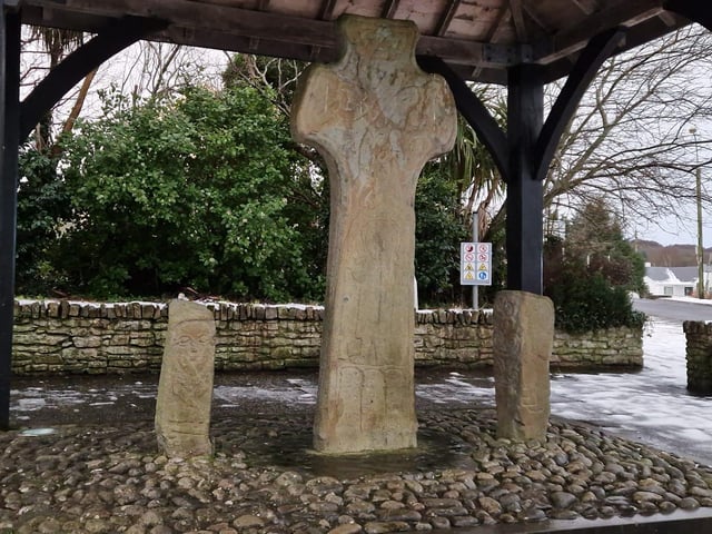 The 7th Century Carndonagh Cross in Donegal.