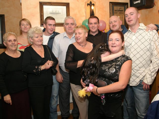 Pictures of Derry people partying in November 2003