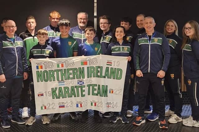 The North West Karate Federation members pictured in Scotland.