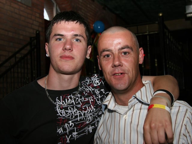Parties and celebrations in Derry back in July 2005: Twins Peter and Paula.
