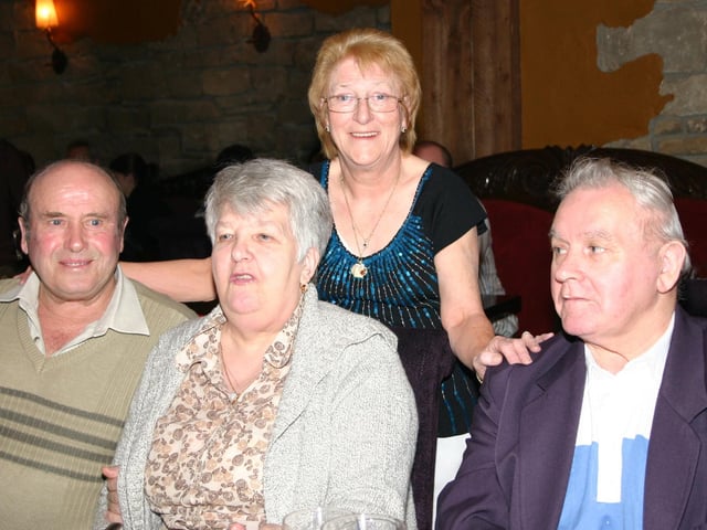 Bridie Coyle out with friends and family.